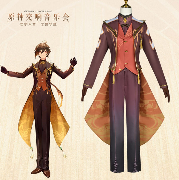 Genshin Impact Zhongli Symphonic Cosplay Costume