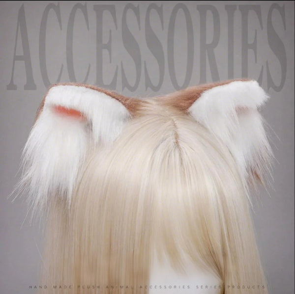 Japanese Lolita Furry Fox Ear Hair Clips