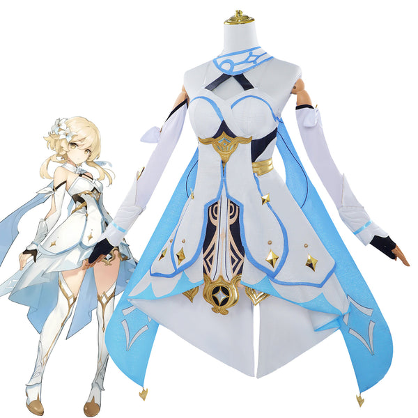 Genshin Impact Lumine Cosplay Costume(Premium Edition)