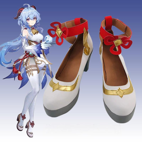 Genshin Impact Ganyu Cosplay Shoes