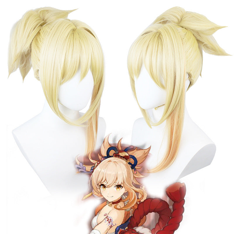 Yoimiya Cosplay Wig for Genshin Impact – High-Quality Design, Perfect ...