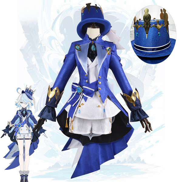 Genshin Impact Furukalos Cosplay Costume – Fontaine God of Whitewater